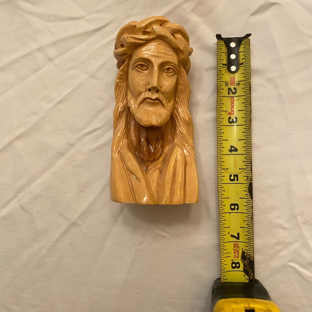 Carved Wooden Bust